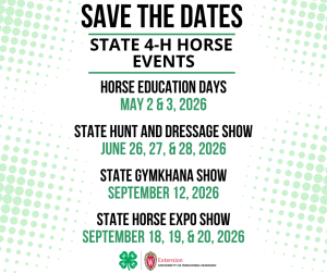 61st Wisconsin State 4-H Horse Expo